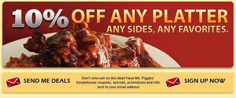 Discounted Barbecue Saint Louis Ribs by Ms. Piggies' Smokehouse